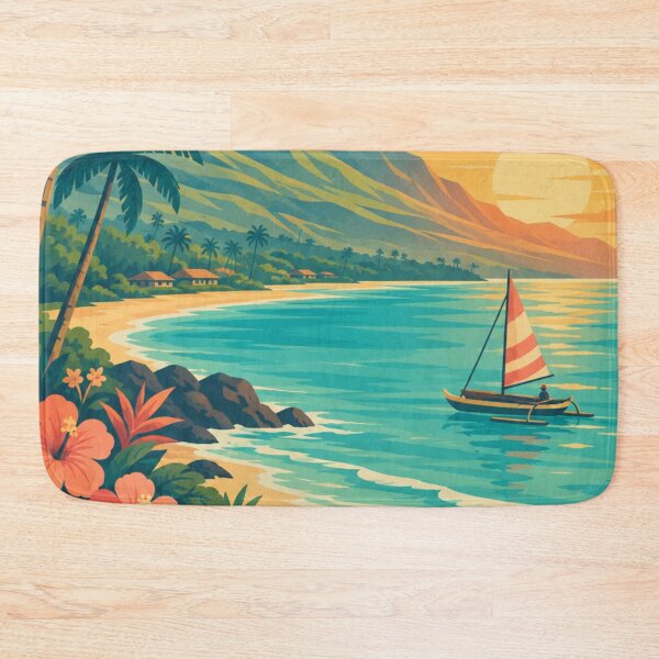 Item preview, Maui Hawaii Travel Print designed and sold by MatthewHeights.