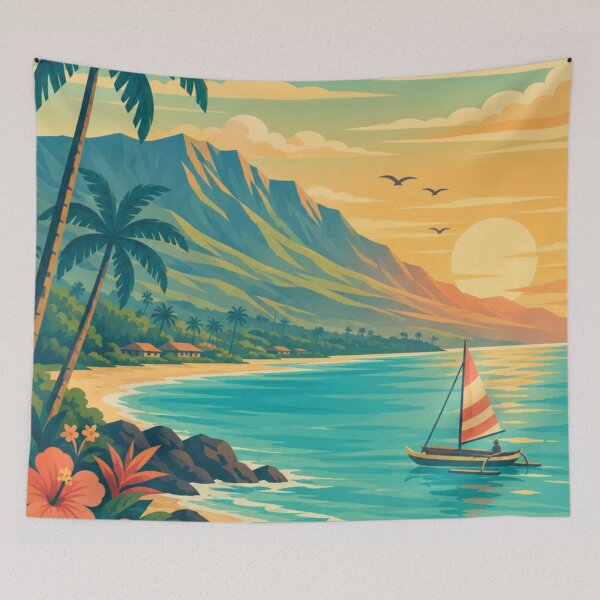 Item preview, Maui Hawaii Travel Print designed and sold by MatthewHeights.