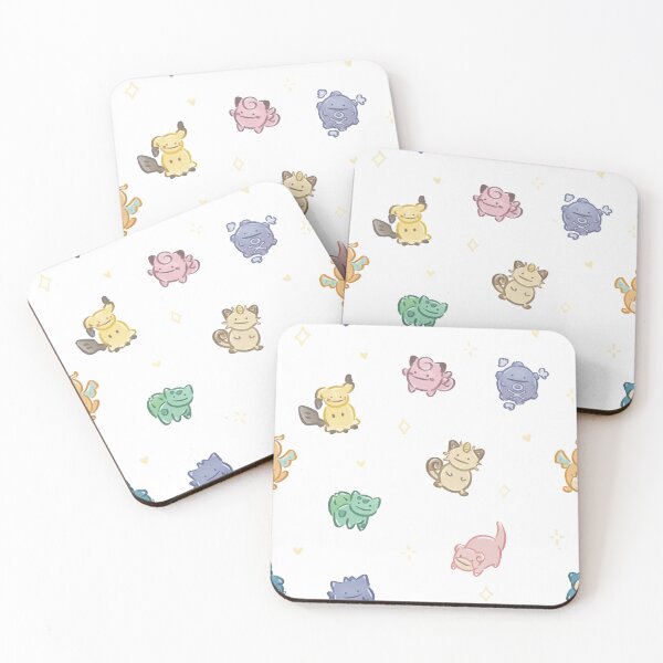 Item preview, Cute pastel kawaii monster pattern  designed and sold by Navi Paints.