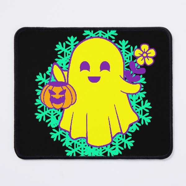 Item preview, Kawaii Ghost Pumpkin Halloween Flowers designed and sold by AstronautMerch.
