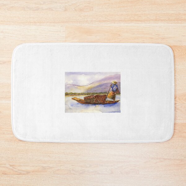 Item preview, Lake Burma Fisherwoman designed and sold by Randy Sprout Fine Art.
