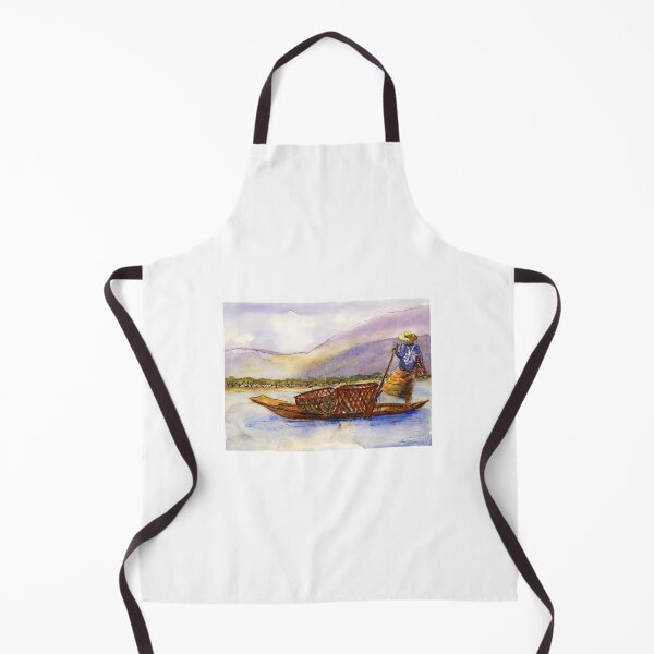 Item preview, Lake Burma Fisherwoman designed and sold by Randy Sprout Fine Art.