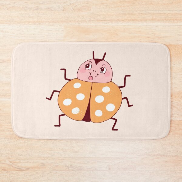 Item preview, Silly Yellow Ladybug (Creme) designed and sold by yellowflowerhut.
