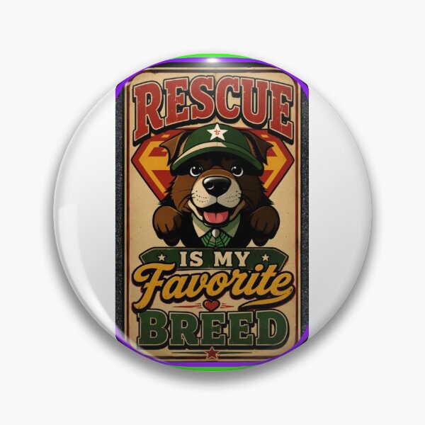 Item preview, Rescue is my favorite breed 2 designed and sold by oxymoronwhey2go.