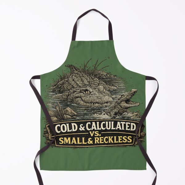 Item preview, Cold and Calculated vs Small and Reckless Crocodile Parent Humor designed and sold by planetreynolds.