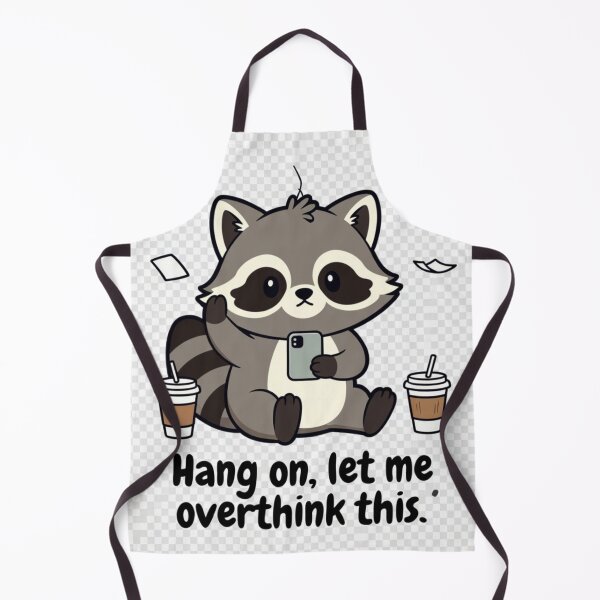 Item preview, Hang On, Let Me Overthink This Raccoon Shirt | Funny Anxiety Humor Gift designed and sold by GalleryPeak.