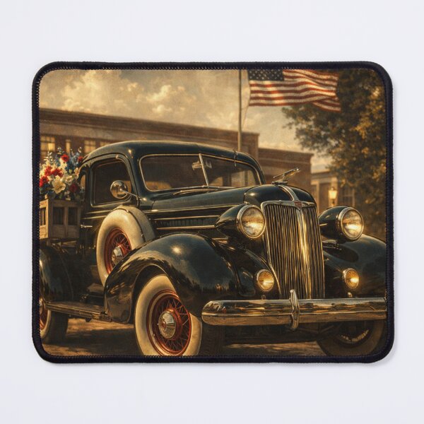 Item preview, Vintage Pickup Truck – Old Money Cinematic Art Print designed and sold by Ve state official.