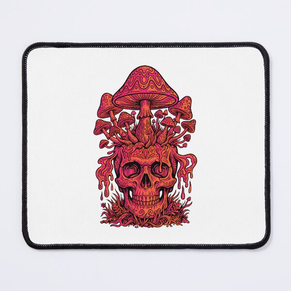 Item preview, Psychedelic Skull Mushroom Dark Art - Trippy Groovy Design designed and sold by InfiniteOrbit.