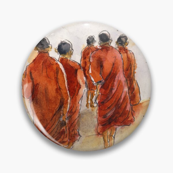 Item preview, 5 Monks in the Sun designed and sold by Randy Sprout Fine Art.