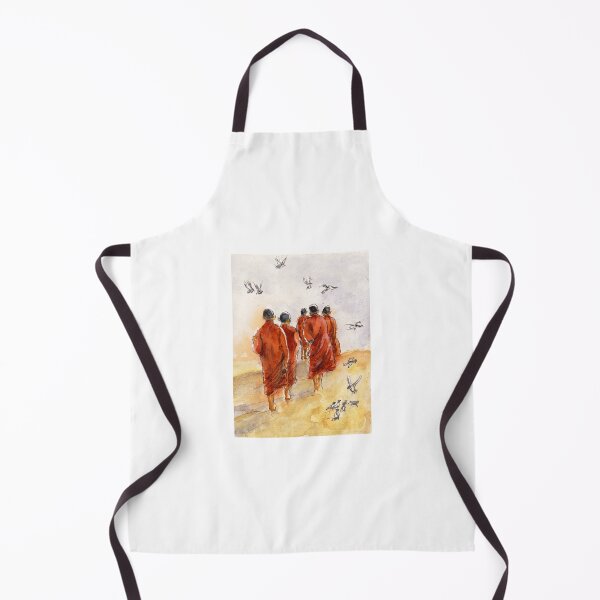 Item preview, 5 Monks in the Sun designed and sold by Randy Sprout Fine Art.