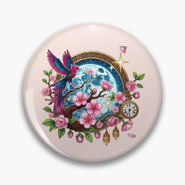Item preview, Bird Among Cherry Blossoms designed and sold by NerdiPop.