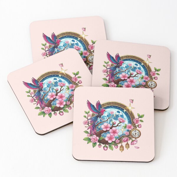 Item preview, Bird Among Cherry Blossoms designed and sold by NerdiPop.