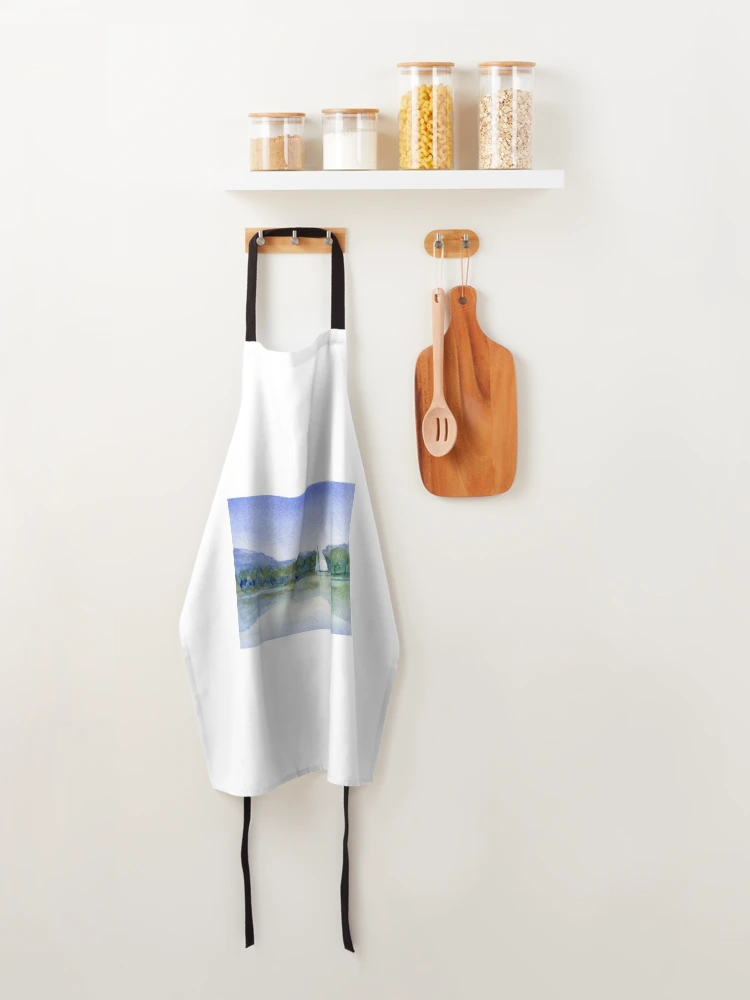 Imagen 4 de 6, Delantal con la obra Lake Union Spring Sailing, diseñada y vendida por Randy Sprout Fine Art.