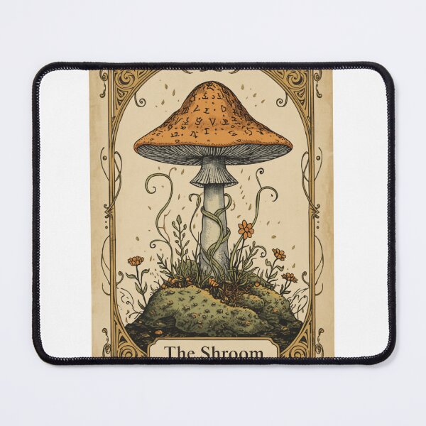 Item preview, The Shroom — Magical Mushroom Tarot Card Sticker for Witches, Cottagecore and Fungi Lovers designed and sold by jojodebondy.