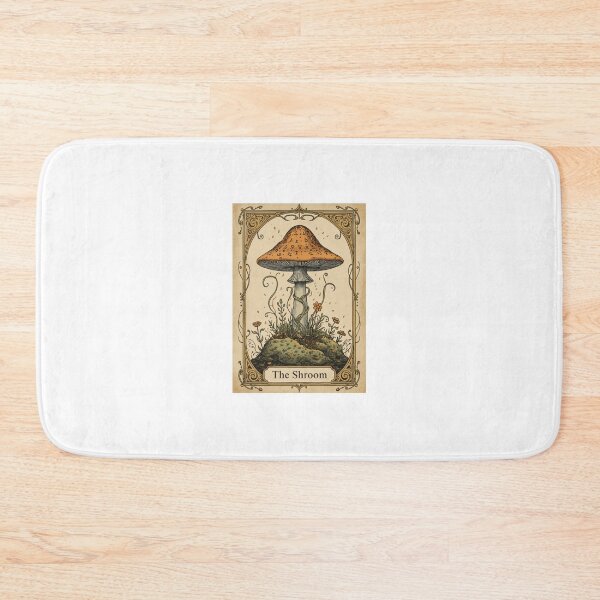 Item preview, The Shroom — Magical Mushroom Tarot Card Sticker for Witches, Cottagecore and Fungi Lovers designed and sold by jojodebondy.