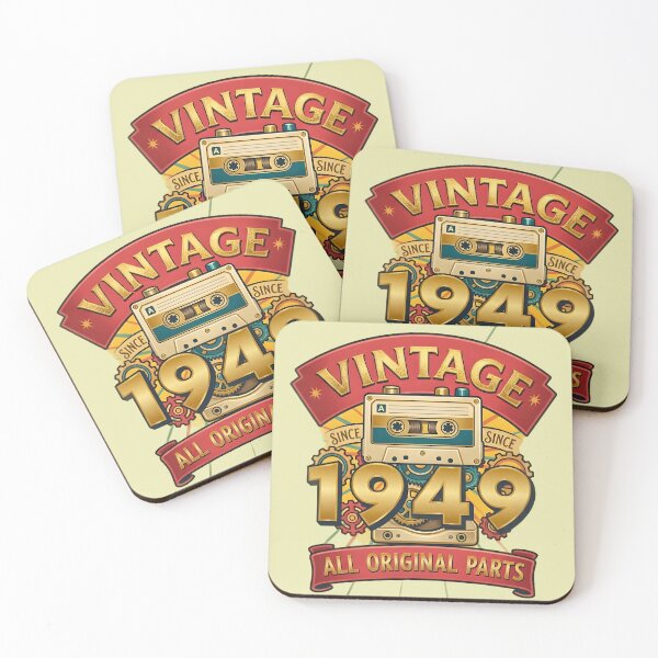 Item preview, Vintage 1949 All Original Parts Retro Cassette Design designed and sold by L&L.