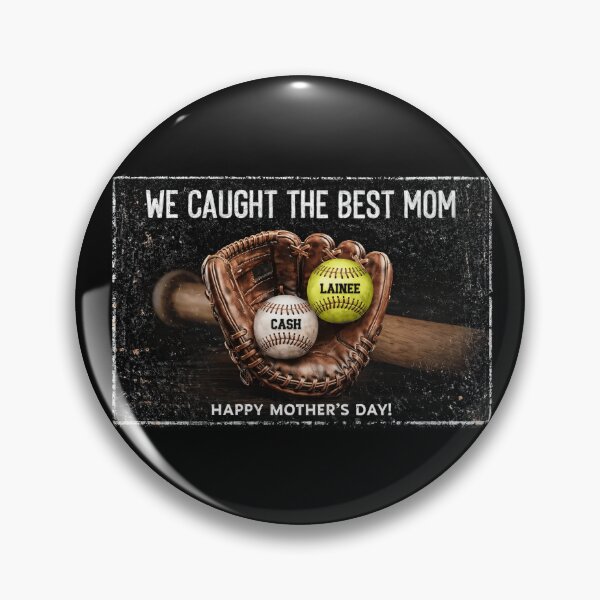 Item preview, Best Mom Baseball Softball Mother’s Day Personalized Sports Classic T-Shirt designed and sold by MichaelAdamArt.