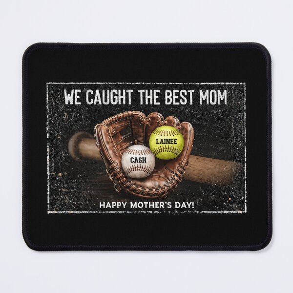 Item preview, Best Mom Baseball Softball Mother’s Day Personalized Sports Classic T-Shirt designed and sold by MichaelAdamArt.