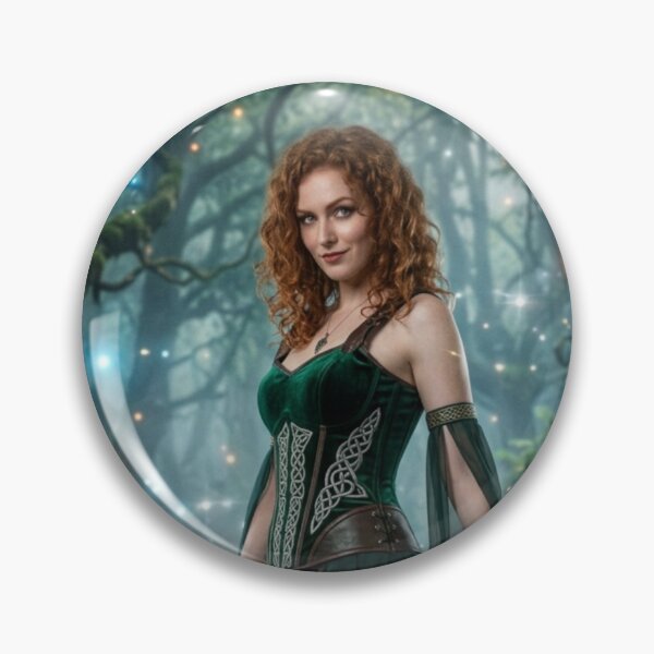 Item preview, Celtic Elven Elfhame Harper in Magic Forest designed and sold by Kloshfresh.
