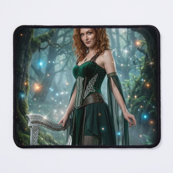 Item preview, Celtic Elven Elfhame Harper in Magic Forest designed and sold by Kloshfresh.