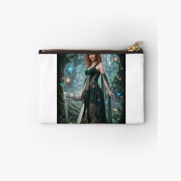 Item preview, Celtic Elven Elfhame Harper in Magic Forest designed and sold by Kloshfresh.