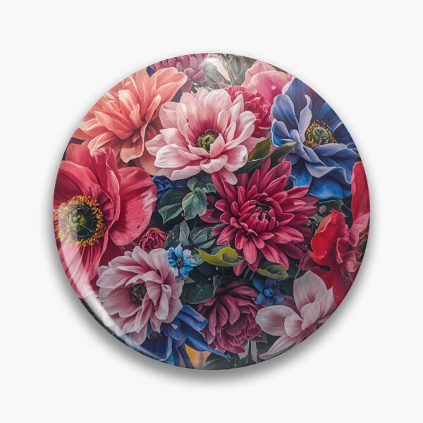 Item preview, Radiant Floral Explosion – Vibrant Bloom Bouquet Art designed and sold by ModernMoodCo.