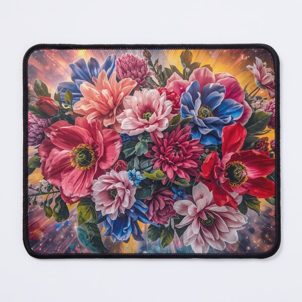 Item preview, Radiant Floral Explosion – Vibrant Bloom Bouquet Art designed and sold by ModernMoodCo.