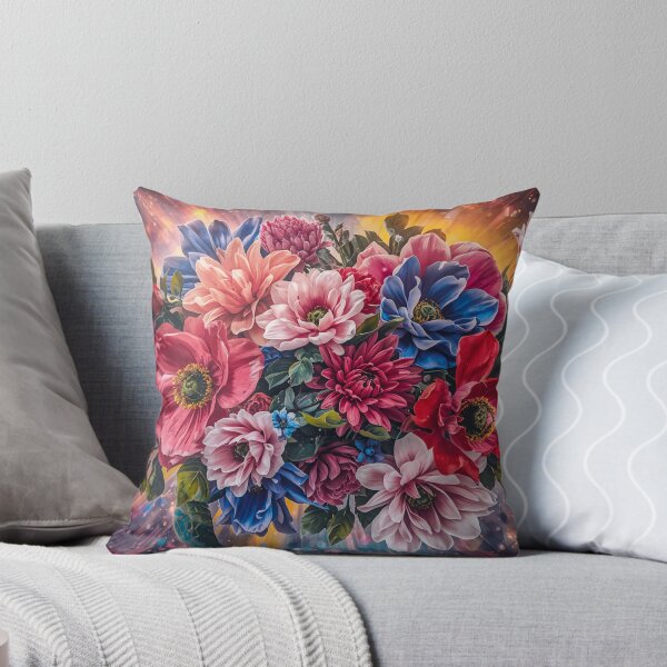 Item preview, Radiant Floral Explosion – Vibrant Bloom Bouquet Art designed and sold by ModernMoodCo.