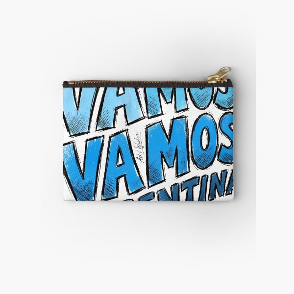 Item preview, Vamos Vamos Argentina Football Chant Hand-Drawn Typography designed and sold by Ayiyi Shop.