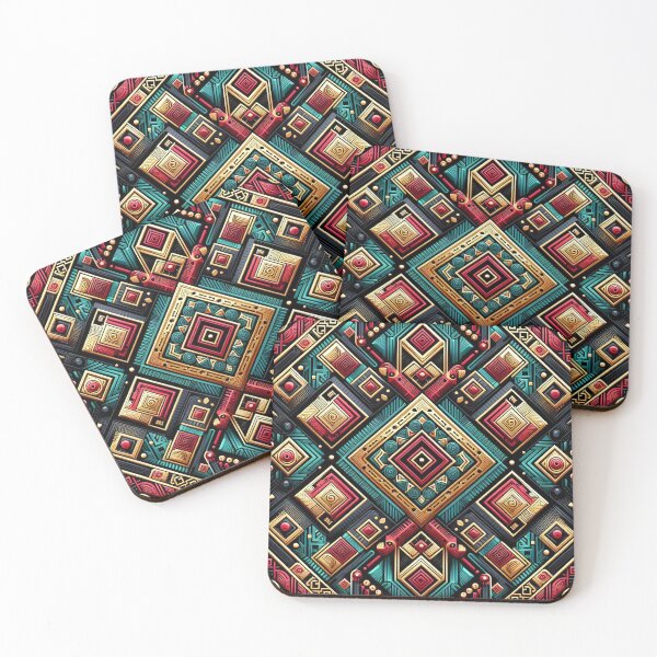 Item preview, African Tribal Pattern – Afrocentric Geometric Design | Cultural Decor & Fashion Print designed and sold by BloomyBCrafts.