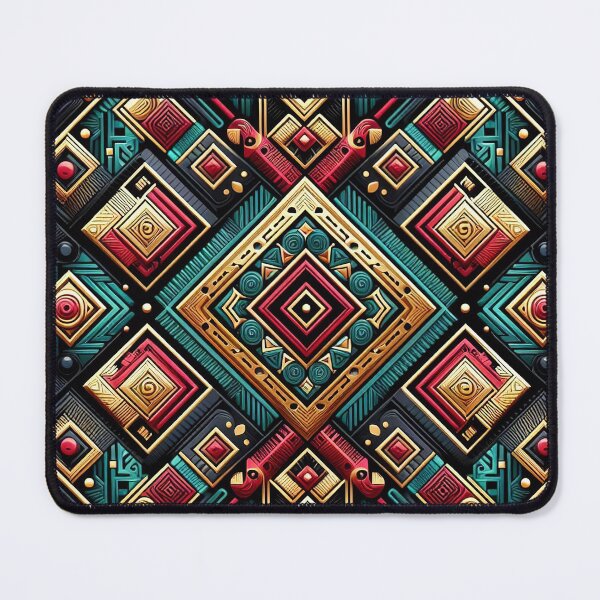 Item preview, African Tribal Pattern – Afrocentric Geometric Design | Cultural Decor & Fashion Print designed and sold by BloomyBCrafts.