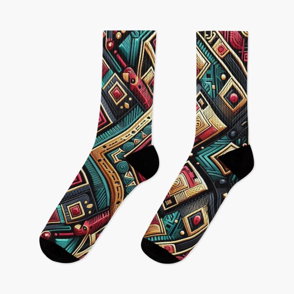 Item preview, African Tribal Pattern – Afrocentric Geometric Design | Cultural Decor & Fashion Print designed and sold by BloomyBCrafts.