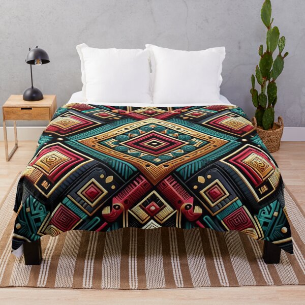 Item preview, African Tribal Pattern – Afrocentric Geometric Design | Cultural Decor & Fashion Print designed and sold by BloomyBCrafts.
