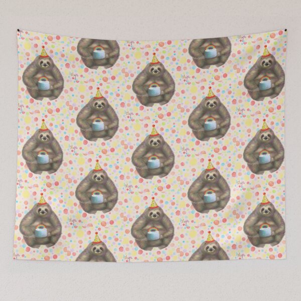 Item preview, Celebrating Sloth 8-) designed and sold by FlitziShmitzi.