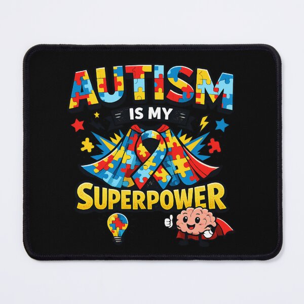Item preview, Autism Is My Superpower - Puzzle Ribbon Awareness designed and sold by SidTastic .