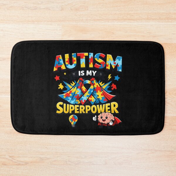 Item preview, Autism Is My Superpower - Puzzle Ribbon Awareness designed and sold by SidTastic .