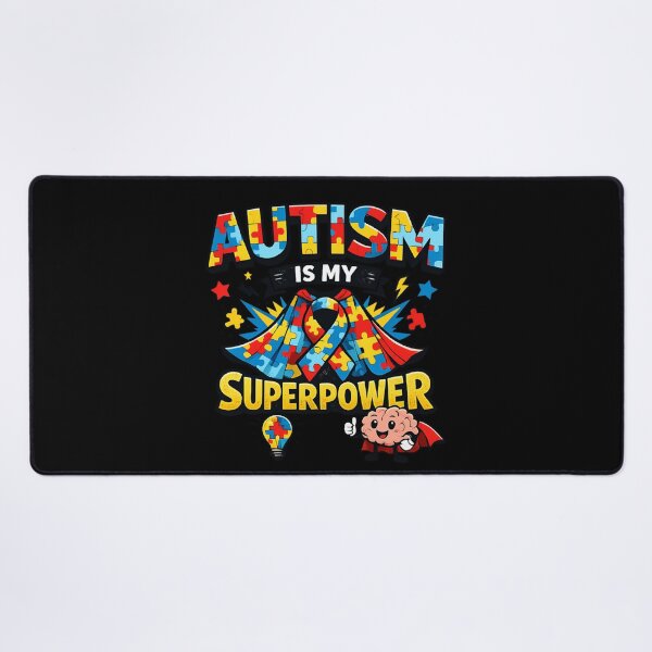Item preview, Autism Is My Superpower - Puzzle Ribbon Awareness designed and sold by SidTastic .