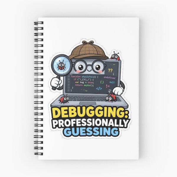Item preview, Debugging Professionally Guessing Cute Programmer Humor designed and sold by DebugLab.