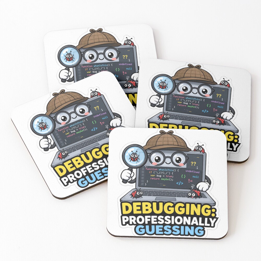 Item preview, Coasters (Set of 4) designed and sold by DebugLab.
