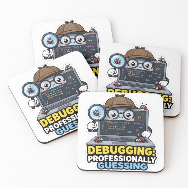 Item preview, Debugging Professionally Guessing Cute Programmer Humor designed and sold by DebugLab.