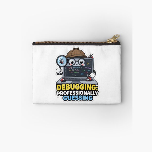 Item preview, Debugging Professionally Guessing Cute Programmer Humor designed and sold by DebugLab.