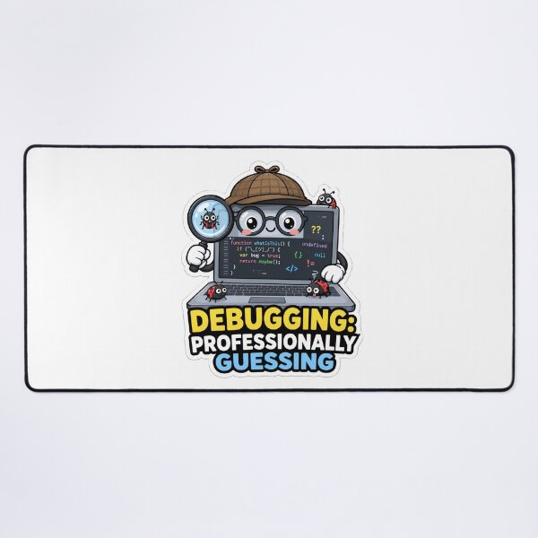 Item preview, Debugging Professionally Guessing Cute Programmer Humor designed and sold by DebugLab.