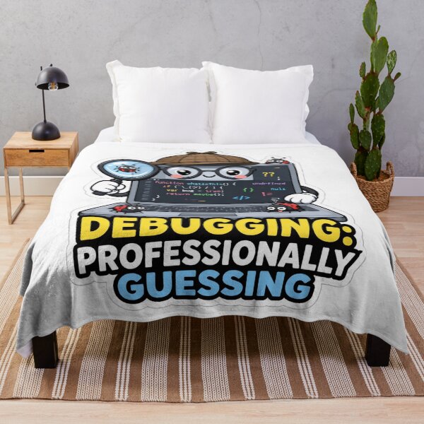 Item preview, Debugging Professionally Guessing Cute Programmer Humor designed and sold by DebugLab.