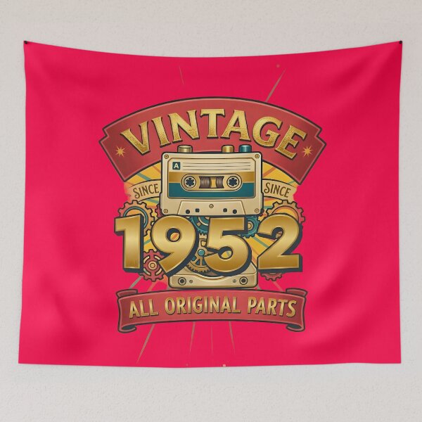 Item preview, Vintage 1952 All Original Parts Retro Cassette Design designed and sold by L&L.
