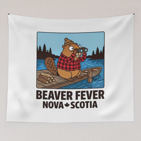 Item preview, Beaver Fever Nova Scotia designed and sold by Wild Creative Art.
