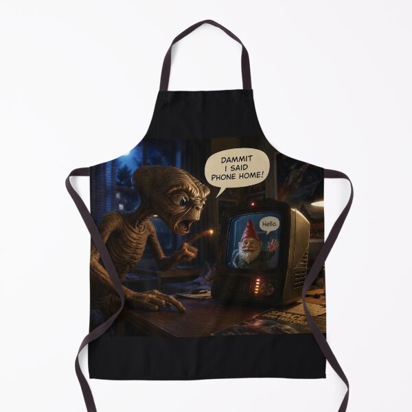 Item preview, An extraterrestrial communication problem takes an unexpected turn when a garden gnome answers the call instead. designed and sold by HighspecPie.