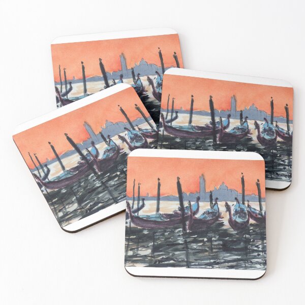 Item preview, Venice Gondolas designed and sold by Randy Sprout Fine Art.