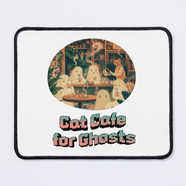 Item preview, Whimsical Ghost Coffee Shop Relatable Paranormal Humor designed and sold by Miheerala.