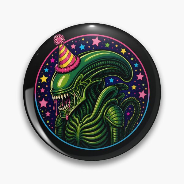 Item preview, Xenomorph Alien Party Time! designed and sold by NerdiPop.
