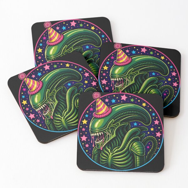 Item preview, Xenomorph Alien Party Time! designed and sold by NerdiPop.